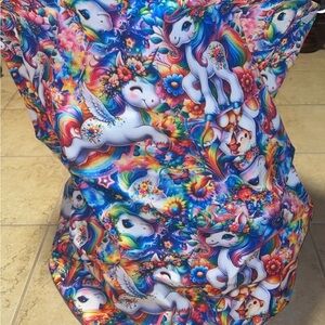 Vibrant Unicorn Print Hamper